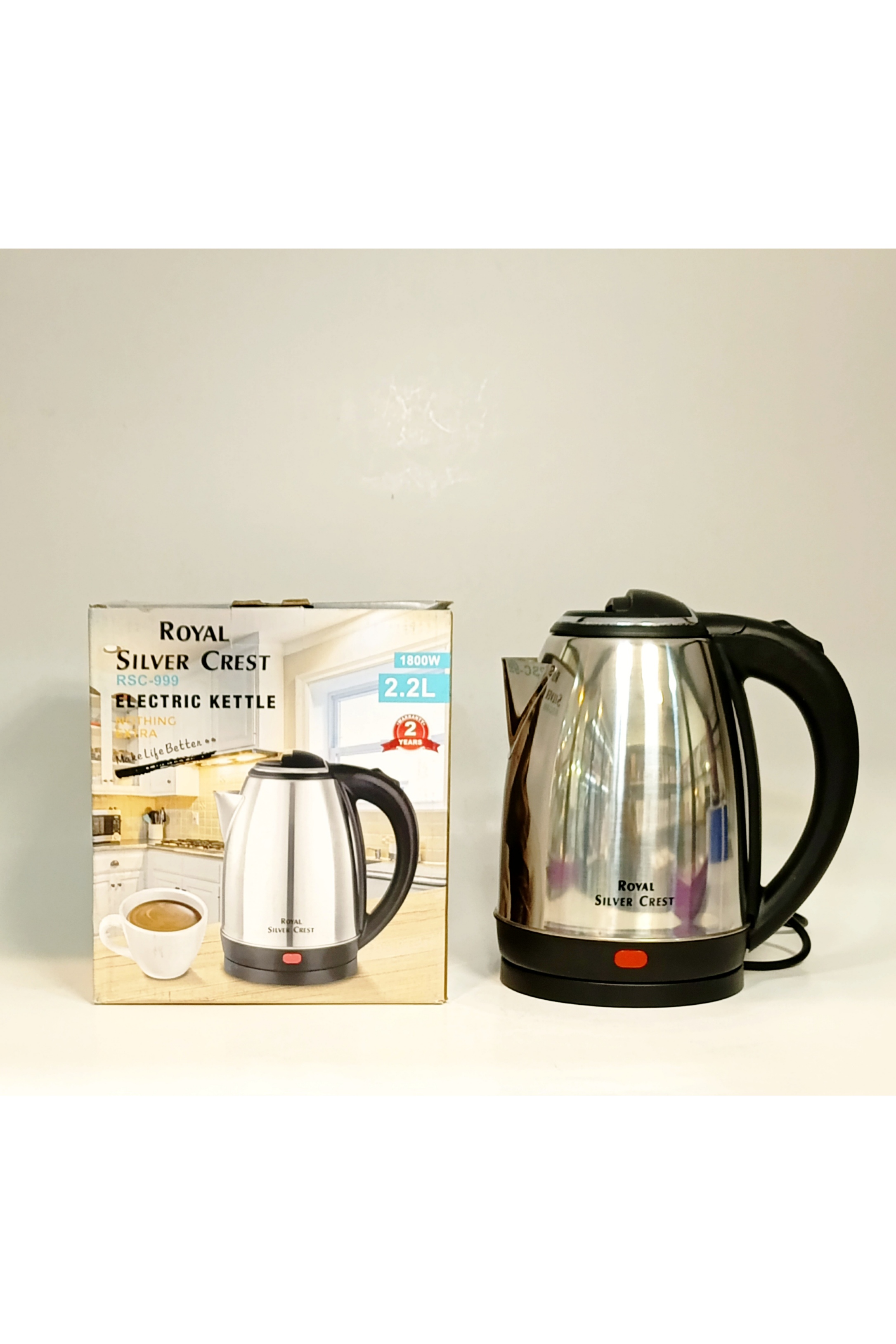 کتری برقی استیل Royal silver crest مدل RSC-999
