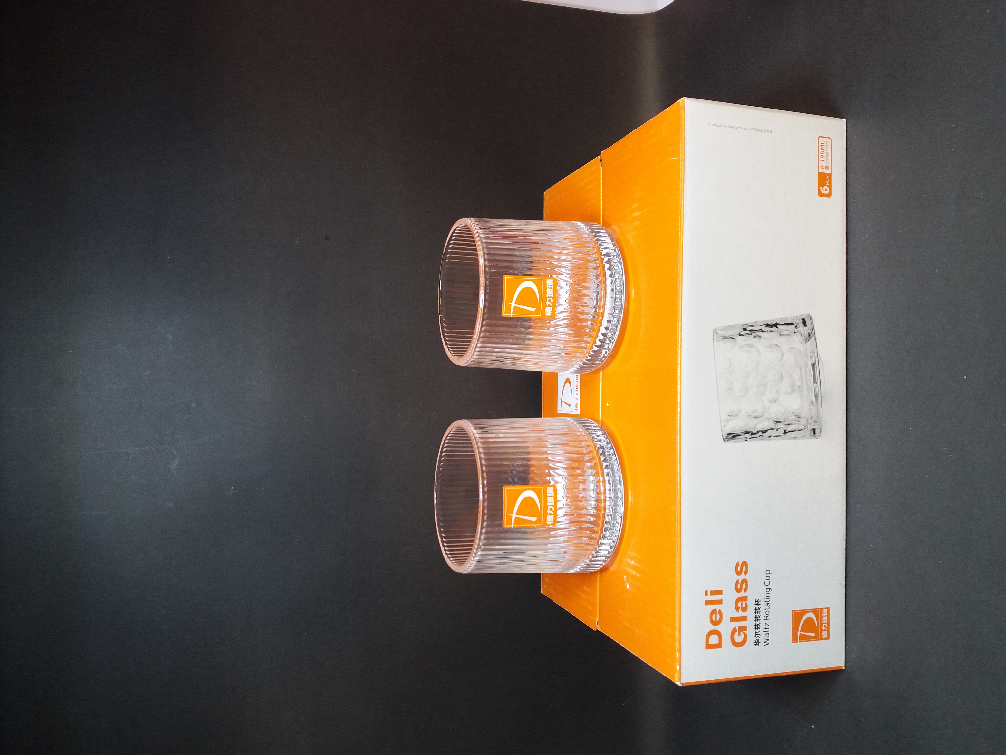 نیم لیوان چرخشی Deli glass مدل TKB512B